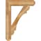 Ekena Millwork Olympic Craftsman Rough Sawn Bracket, Western Red Cedar, 6"W x 32"D x 44"H BKT06X32X44OLY04RWR - alternate 3